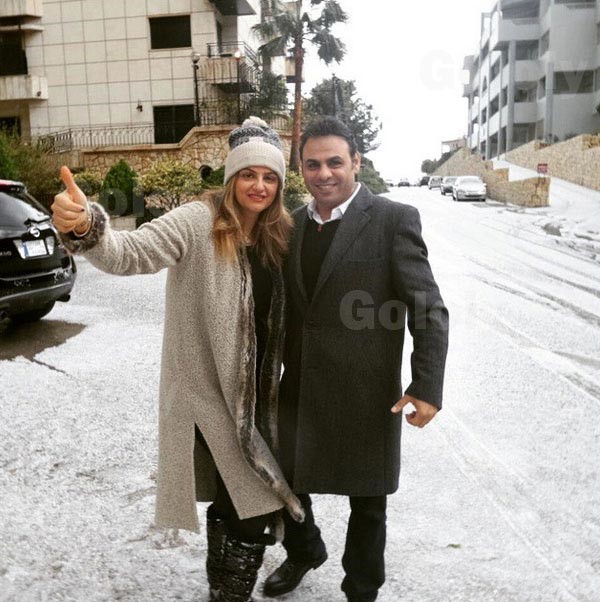 بالصور.. باسكال مشعلاني تحتفل بعيد ميلاد زوجها