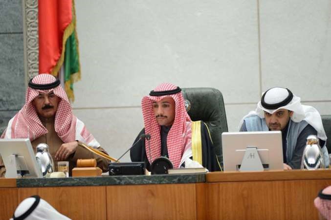 رئيس مجلس الامة مرزوق الغانم والشيخ محمد الخالد والشيخ محمد العبدالله