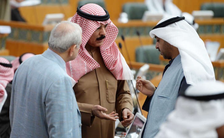 الشيخ محمد الخالد والشيخ محمد العبدالله ودبدر العيسى