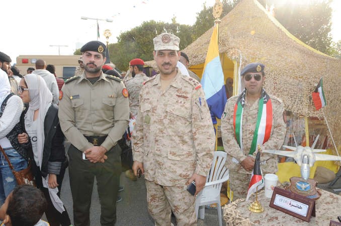 العميد الركن طيار عدنان السلامة خلال المهرجان﻿