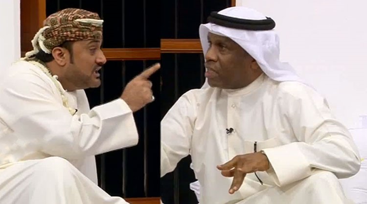 بالفيديو.. شتائم و"هوشة" بين حمود سلطان واحمد الرواس على قناة الكاس