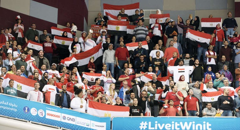 فرحة الجماهير المصرية بالفوز