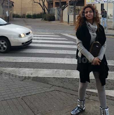 بالصور.. داليا مصطفى تستجم مع زوجها في أسبانيا