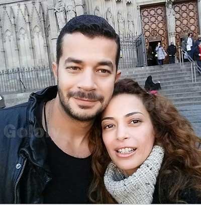 بالصور.. داليا مصطفى تستجم مع زوجها في أسبانيا
