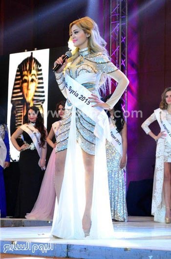 بالصور.. المغربية سلمى كظموط تحصد لقب ملكة جمال العرب 2015 