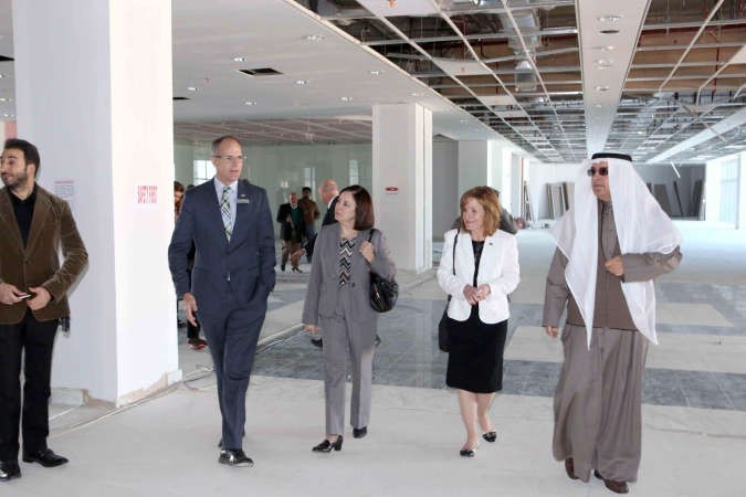 جانب من الزيارة التفقدية للمبنى 