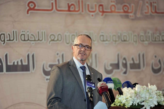 المفوض الاقليمي للجنة الدولية للصليب الاحمر جيرار بترينييه ﻿
