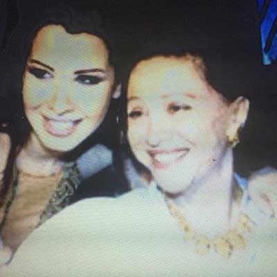 نانسي عجرم تنشر صورة نادرة تجمعها مع فاتن حمامة.. شاهدها