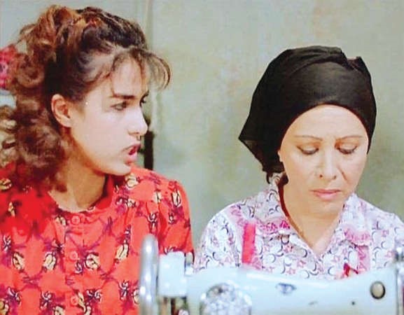 سيمون مع فاتن حمامة في فيلم يوم حلو يوم مر