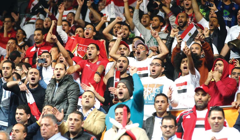 الجماهير المصرية ساندت منتخبها بقوة افپ
