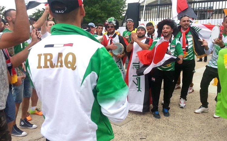 مباراة العراق وفلسطين 