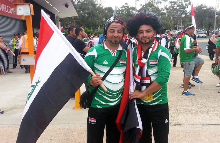مباراة العراق وفلسطين 