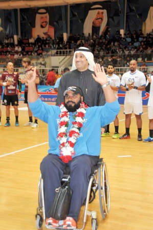 الشحومي مع اللاعب خالد سلطان﻿