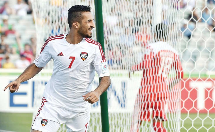 الاماراتي علي مبخوت سجل اسرع هدف في تاريخ البطولة