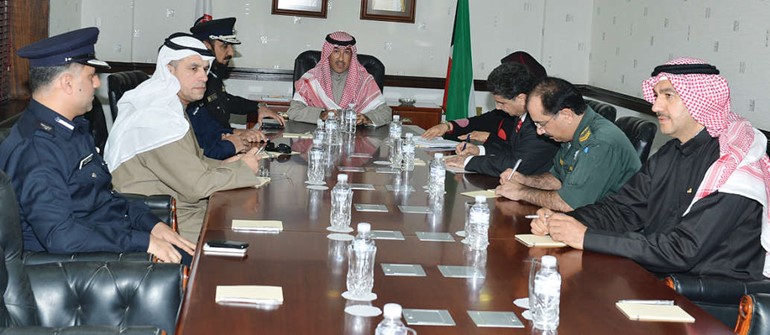  الشيخ فواز الخالد مترئسا اجتماع اللجنة العليا لاحتفالات محافظة الاحمدي 