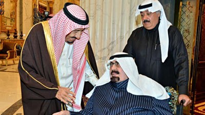 آخر صور التقطت لخادم الحرمين الشريفين قبل رحيله