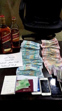 المضبوطات من الخمور والمبالغ النقدية احيلت الى المكافحة