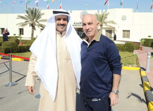 دعيج العتيبي يستقبل مسعود حيات