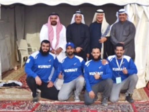 وفد منتخبنا المشارك في البطولة﻿