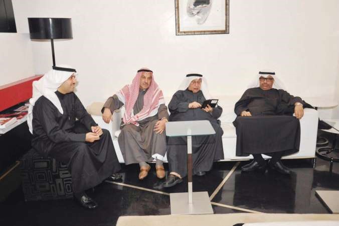جاسم المباركي وعلي الموسى وعلي البغلي وانور بوخمسين﻿