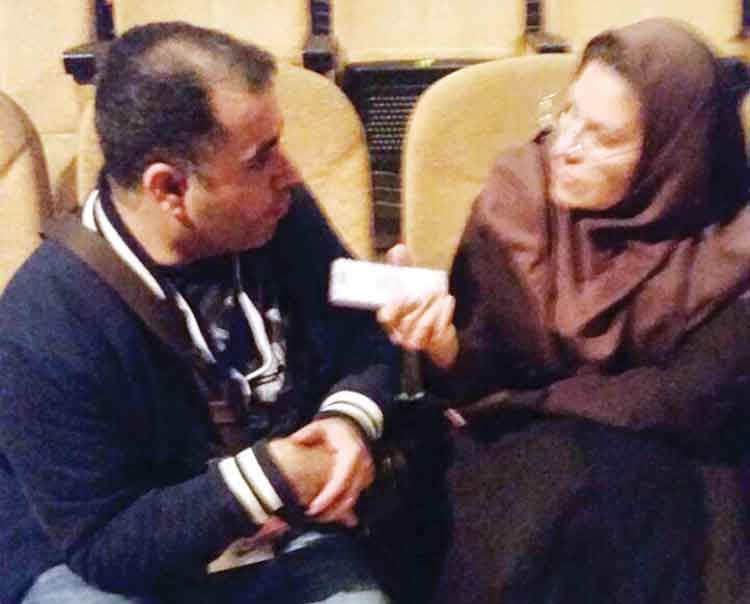 الصحافة الايرانية حرصت على اجراء المقابلات مع النصار