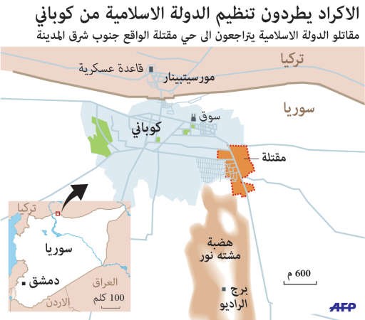 «داعش» يتلقى أقوى صفعة منذ دخوله سورية.. والأكراد يستعيدون كوباني