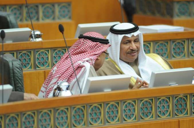 سمو رئيس الوزراء الشيخ جابر المبارك والشيخ خالد الجراح﻿