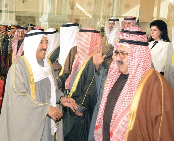 صاحب السمو الامير الشيخ صباح الاحمد والشيخ ناصر صباح الاحمد