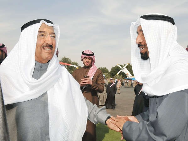  الشيخ علي الجابر مرحبا بصاحب السمو الامير الشيخ صباح الاحمد