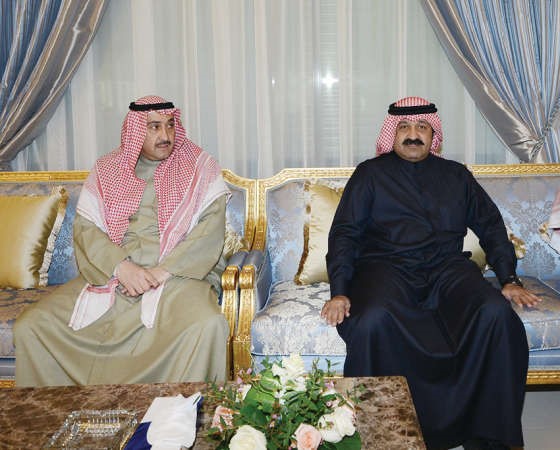 الشيخ احمد اليوسف والشيخ فيصل الحمود