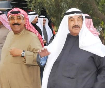 سمو الشيخ ناصر المحمد والشيخ مشعل الاحمد