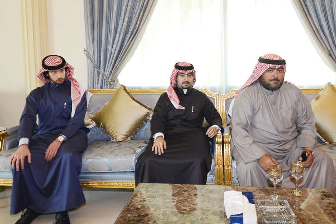 الشيخ ثامر العلي مع الحضور