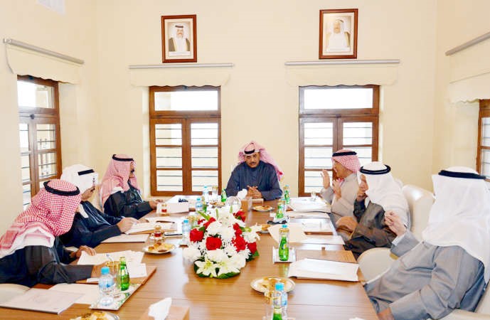 الشيخ صباح الخالد مترئسا اجتماع مجلس ادارة معهد سعود الناصر الديبلوماسي 