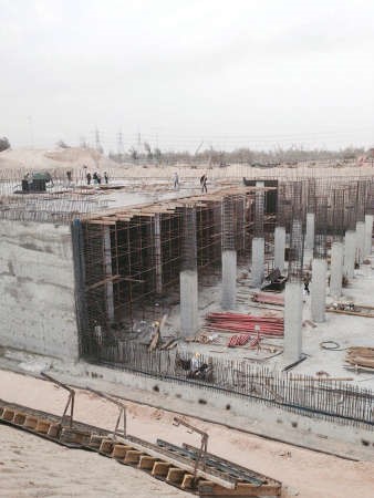 العمل متواصل في مشروع خزانات الدوحة ﻿