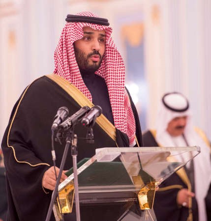 صاحب السمو الملكي الامير محمد بن سلمان بن عبد العزيز وزير الدفاع رئيس الديوان الملكي المستشار الخاص لخادم الحرمين الشريفين	واس﻿