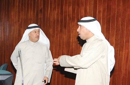 د منصور الخرينج وعادل الميع