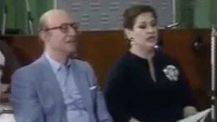 بالفيديو.. مقطع نادر لعبد الوهاب ووردة في بروفة لاغنية "ذكريات"