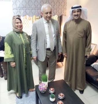ومع مديرة روضة الاقمار امل العيدان 