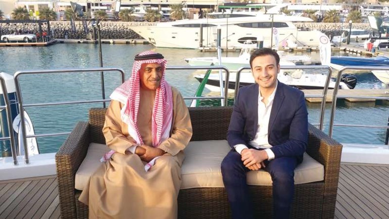 محمد الشعالي مع الزميل عبدالرحمن خالد﻿