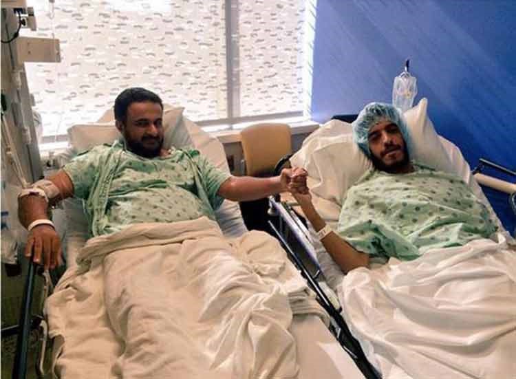 بالصور.. طارق الحبيب يجري في اميركا عملية زراعة كلية تبرع بها أحد أبنائه