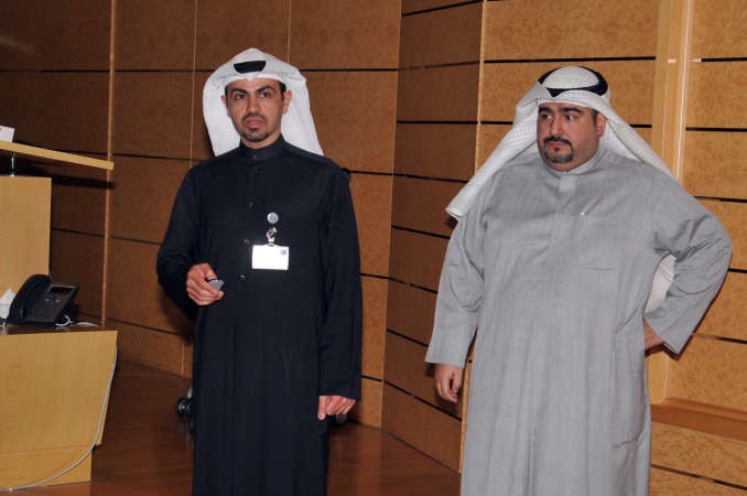 سالم الشمري وماحمد المراغي خلال المؤتمر الصحافي	 قاسم باشا﻿