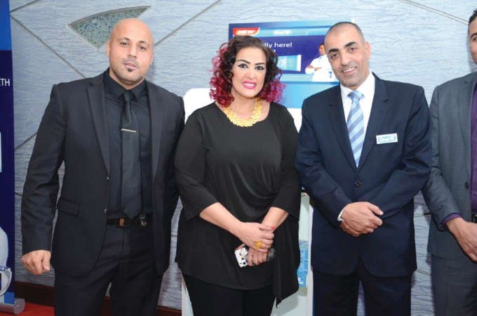 حسن بدوي ورولا عبدالعزيز وماهر سلمان