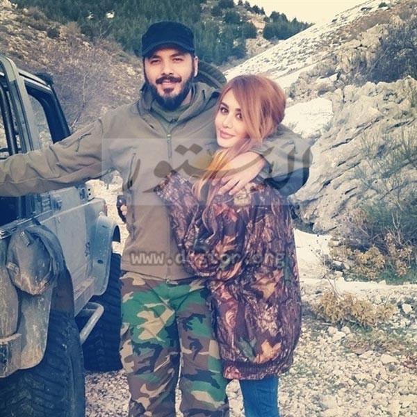 بالفيديو.. زوجة رامي عياش تتدرب على إطلاق النيران