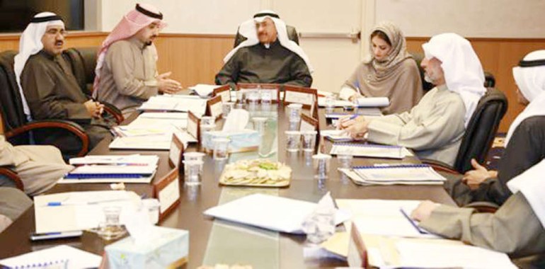 المستشار علي الضبيبي مترئسا الاجتماع