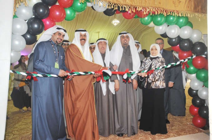 الشيخ احمد النواف والوزيرة هند الصبيح يفتتحان الملتقى﻿