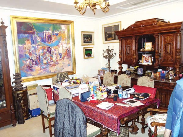 جانب من منزل نور الشريف بالقاهرة﻿
