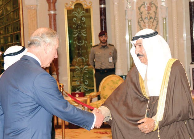 الشيخ جابر العبدالله مرحبا بالامير تشارلز