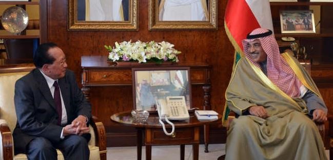 الشيخ صباح الخالد مستقبلا وزير خارجية كمبوديا﻿