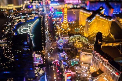 بالصور.. كيف تبدو لاس فيغاس من ارتفاع 11 ألف قدم ليلاً؟