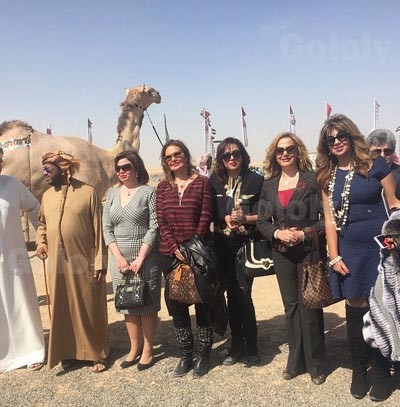 بالصور.. إلهام شاهين ويسرا في مهرجان التراث بأبوظبي